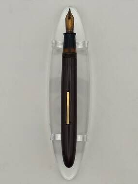 Sheaffer No. 33 Brown Lever-Fill Fountain Pen Vintage USA Collectible